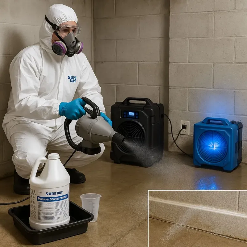 Sanitization and Odor Removal process in Ramsey, IL